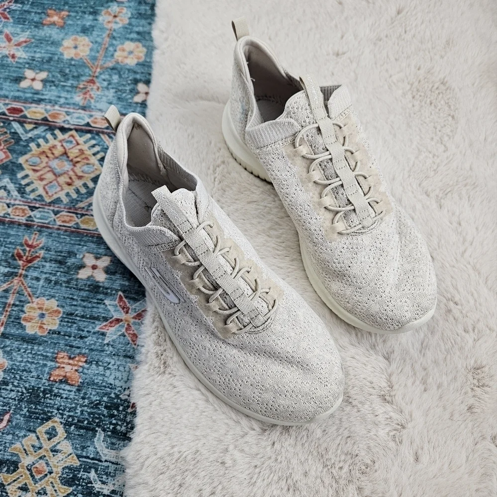 Skechers Women's Slip On 12919 Natural US 8.5 - Picture 5 of 10